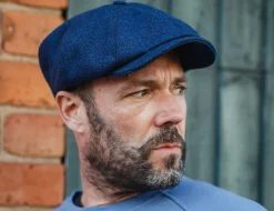 The London Baker Boy Hat- Blue Indigo