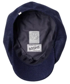 The London Baker Boy Hat- Blue Indigo