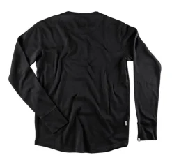 The New Elder Henley Shirt Black