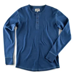 The New Elder Henley Shirt Indigo