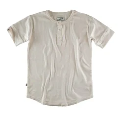 The New Elder Henley Short Sleeve Shirt Raw