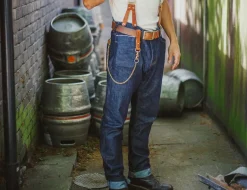 The New Frontier 14Oz Selvedge Anti-Bac Raw Denim Jeans