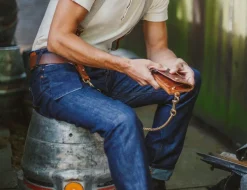 The New Frontier 14Oz Selvedge Anti-Bac Raw Denim Jeans