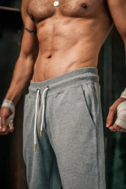 Track And Field Tracksuit Bottoms Grey