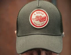 Trucker Badge Cap Army Green