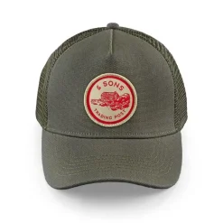 Trucker Badge Cap Army Green