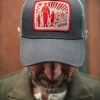 Trucker Badge Cap Grey