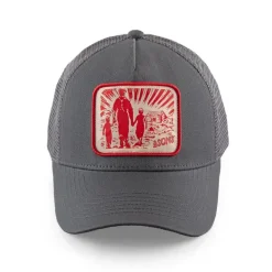 Trucker Badge Cap Grey