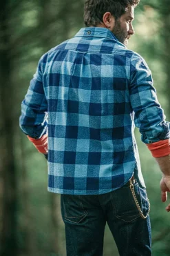 Yukon Flannel Field Shirt Blue
