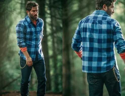 Yukon Flannel Field Shirt Blue