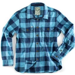 Yukon Flannel Field Shirt Blue